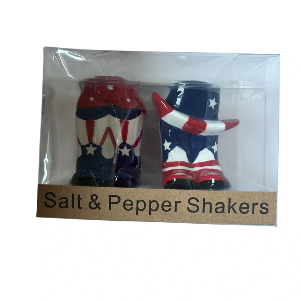 Patriot Novelty Salt & Pepper Shakers